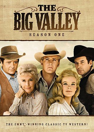 Rare Big Valley Complete - - - Season 1 - - - 5 - Disc Dvd Set - - - :)