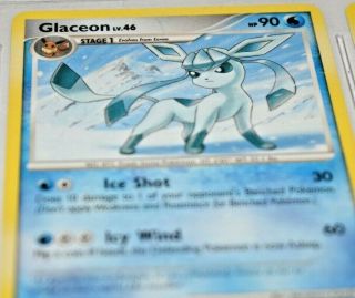 DP Majestic Dawn Pokemon Card Glaceon & Eevee 20/100 Rare Near NM 2