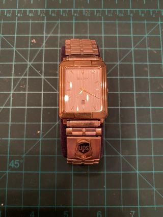 United Parcel Service Ups Vintage 20/25 Years Of Service Watch Bulova Rare
