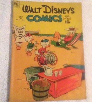 Comic Book Rare Old Dell Golden Age Walt Disney 