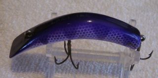Vintage Lazy Ike Lure 6/24/20p 2 - 7/8 " Rare Purple Color Appears Wrong