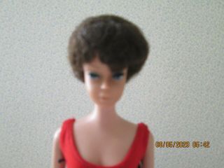Vintage 1962 Midge Barbie Doll Mattel Brunette Bubble Hair Cut 3