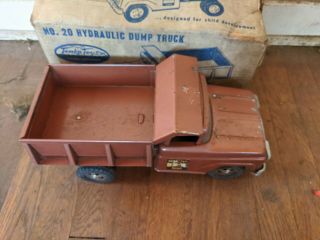 Vintage Tonka Dump truck Hydraulic 20 w box vtg toy 1961,  box estate find RARE 3