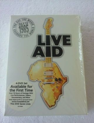 Live Aid 1985 Bob Geldof - Dvd Set Like - Rare Oop - Combine & Save