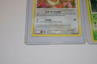 Evee Leafeon 62/100 24/100 DP Majestic Dawn Pokemon Cards Owner NM 3