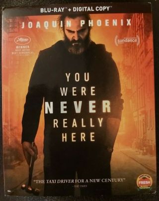 You Were Never Really Here Blu - Ray (rare)