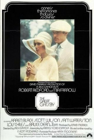 Rare 16mm Feature: The Great Gatsby (robert Redford / Mia Farrow / Bruce Dern)