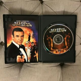 Never Say Never Again DVD Region 1 OUT OF PRINT RARE Sean Connery James Bond 3