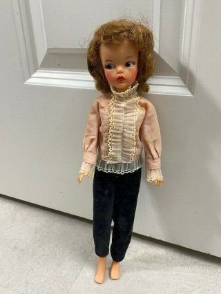 Vintage 1960s Ideal Toy Tammy Doll Bs - 12 Doll Pants Long Sleeve Shirt Top Outfit