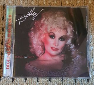 Dolly Parton Burlap And Satin Cd Import Rare