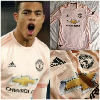 Rare Match Worn Manchester United Small Youth Boys.  Shirt 20/21.  Adidas