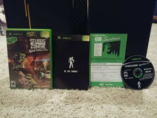 Stubbs The Zombie In Rebel Without A Pulse Microsoft Xbox Complete Cib Rare