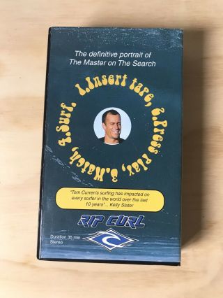 Searching for Tom Curren,  Surfing VHS,  Rip Curl,  Sonny Miller,  Rare Surf Film 2