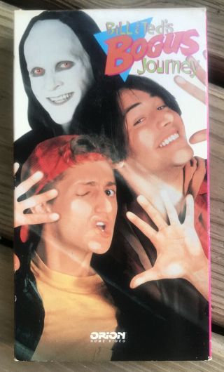 Bill And Teds Bogus Journey Vhs Rare Oop Tape