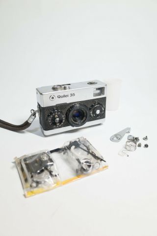Rollei 35 - 35mm Film Camera - Rare Schneider Xenar 40mm Lens With Flash -