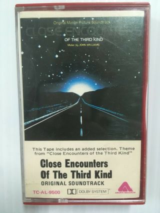 Close Encounters Of The Third Kind Soundtrack Rare Audio Music Cassette Tape