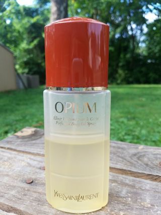 Opium Yves Saint Laurent Ysl Perfumed Body Oil Spray 4.  2 Fl Oz Vintage Rare 65