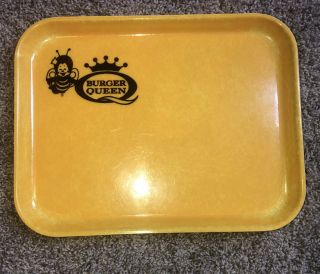 Very Rare Burger Queen Serving Tray In