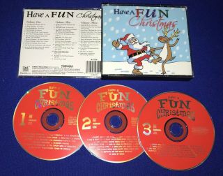 Rare Time/life Music Have A Fun Christmas 3x Cd Set 36tracks Spinal Tap/monkees