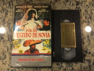 Por Un Vestido De Novia Rare Clamshell Vhs Spanish Mexi 1983 Rodolfo De Anda Htf