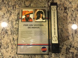 POR UN VESTIDO DE NOVIA RARE CLAMSHELL VHS SPANISH MEXI 1983 RODOLFO DE ANDA HTF 2