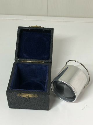 Vintage Jewellers Loupe In Velvet Lined Box