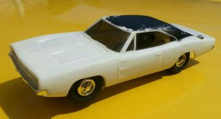 1967 Eldon Dodge Charger 1/32 Scale Slot Car Lavender Chassis Rare