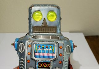 Yonezawa Atom Robot - Yellow Eyes - Rare Guy From 1960s Japan