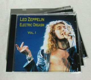 Rare Live Led Zeppelin Cd Electric Orgasm 1975 L.  A.  Forum 3xcd Set Oop