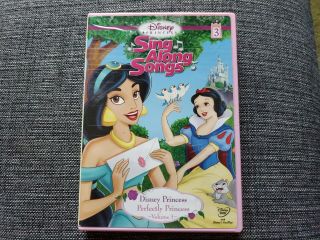 Disney Princess Sing Along Songs Vol.  3 Perfectly Princess (dvd 2006) Rare Oop