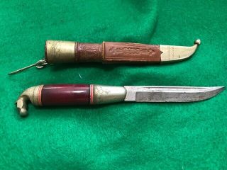 Vintage Brass Horse Head Knife (rare Knife &)