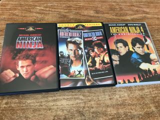 American Ninja All 4 Dvds The Confrontation The Blood Hunt Annihilation Rare Htf