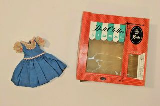 10.  5 " Little Miss Revlon Ideal Doll Blue Dress Tagged In Package