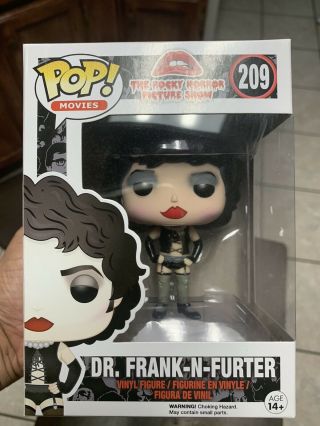 Funko Pop The Rocky Horror Picture Show.  Dr.  Frank - N - Furter 209 Rare