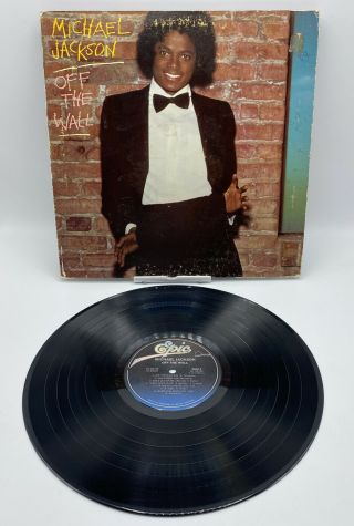 Michael Jackson Off The Wall Lp Rare Promo Epic Fe 35745 Vg,  1979 Cbs