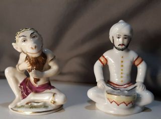 Vintage Rosenthal Bavaria Germany Minature Porcelain Figurine Set Antique Decor