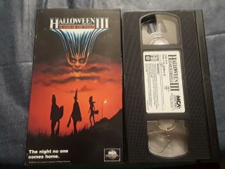 [halloween 3:]1982.  Horror.  [season Of The Witch] Vhs.  [very Rare]