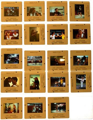 Rare Set Of 19 Angel Fist Movie 35mm Photo Transparency Color Slides