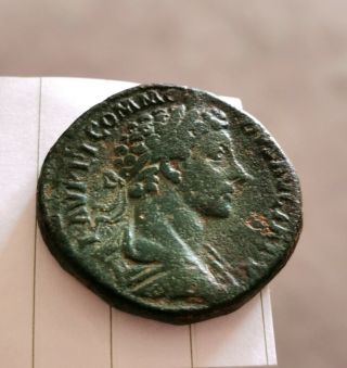 Monnaie Romaine,  Sesterce De Commode,  Rare Variante Du Ric.  291,  Roman Coin