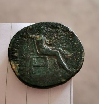Monnaie romaine,  sesterce de Commode,  RARE variante du RIC.  291,  roman coin 2