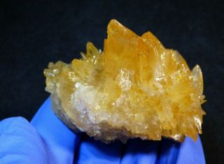 Rare Yellow Dog - Tooth Calcite,  89.  3 Grams,  China