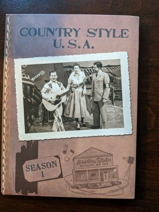 Country Style Usa First Season 1 One Dvd Out Of Print Rare U.  S.  A.  Music Oop