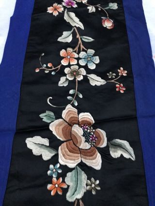 ANTIQUE CHINESE EMBROIDERY TEXTILE RARE PANEL 2