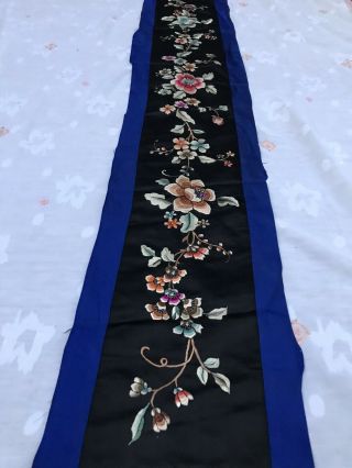 ANTIQUE CHINESE EMBROIDERY TEXTILE RARE PANEL 3
