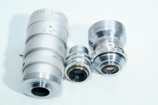Rare Sony TV Zoom Camera Lens 20 - 80mm Wide Angle,  Elgeet,  Wollensak C - Mount Lens 3