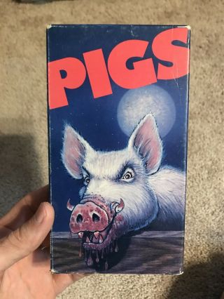 Pigs - Vhs Katharine Ross - Simitar Entertainment - Horror Slasher Rare Test