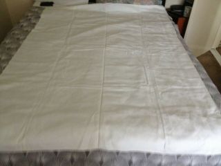 Vintage Table Linen,  Tablecloth,  Large White