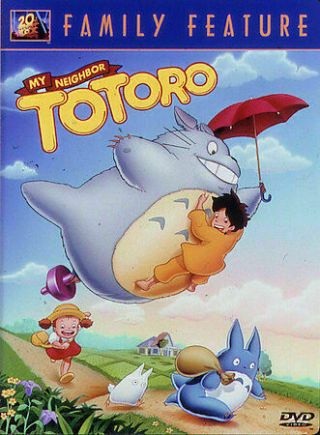 My Neighbor Totoro (dvd,  2002,  Family Classics) Rare Great Shape
