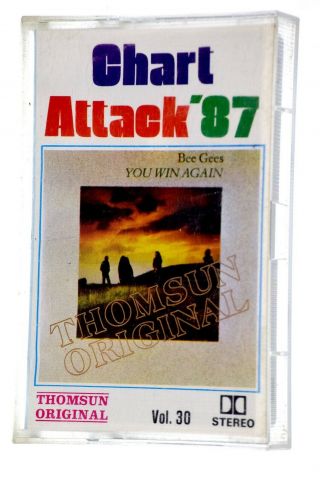Chart Attack 87 Vol 30 Rare Thomsun Cassette Tape Album - Complete