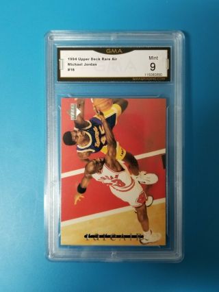 Michael Jordan 1994 Upper Deck Rare Air 16 Graded 9 Card Comp 2 Psa Bgs?